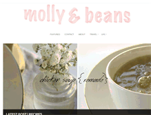 Tablet Screenshot of mollyandbeans.com